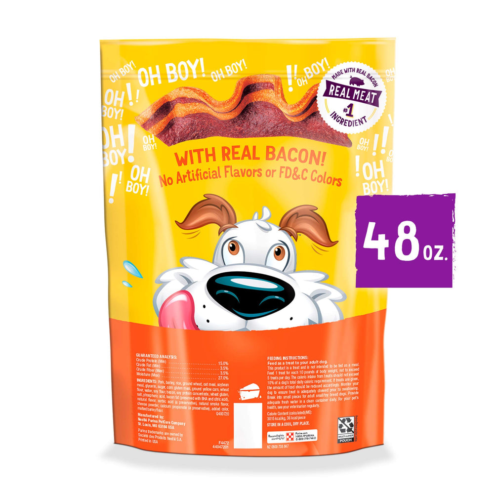 Beggin' Strips bacon fromages paquet double pour réapprovisionnement pratique.