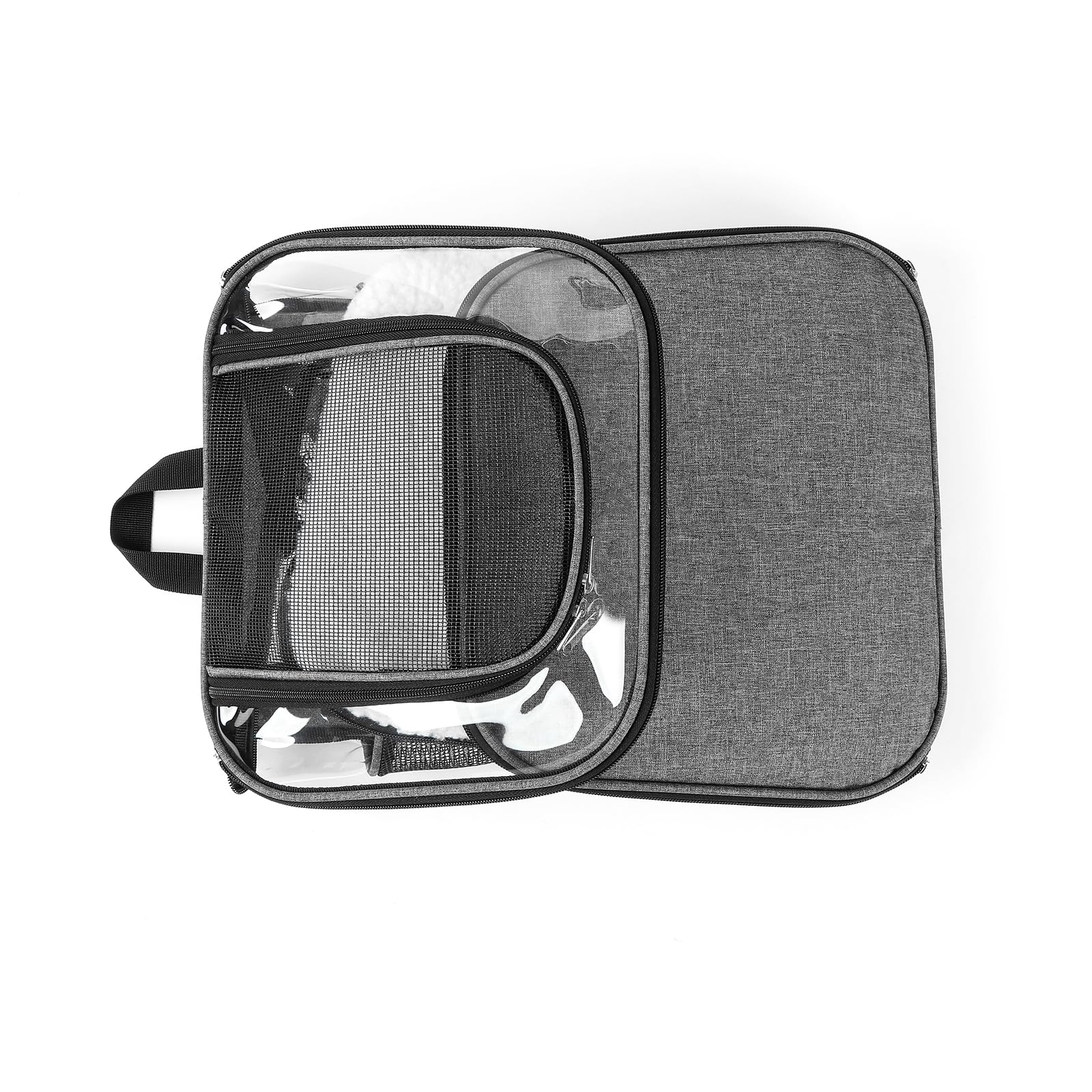 Beidingsen sac porte-chat voyage compact, idéal pour petites et moyennes races.