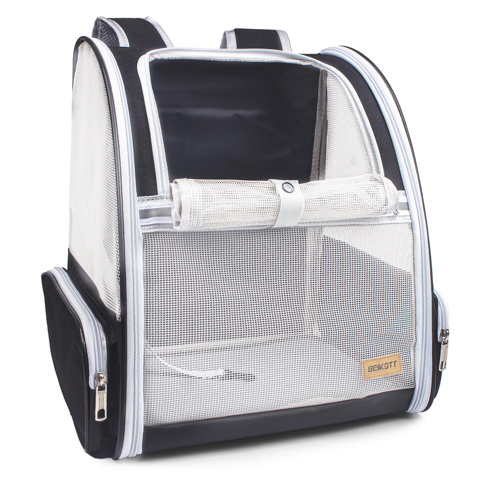 BEIKOTT sac-dos-transport-chat-ventile: confort et ventilation pour vos trajets.