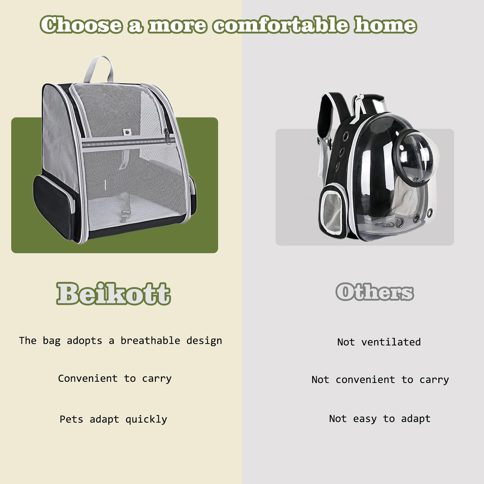 BEIKOTT usage-quotidien-deplacements: ideal pour trajets et sorties avec votre animal.