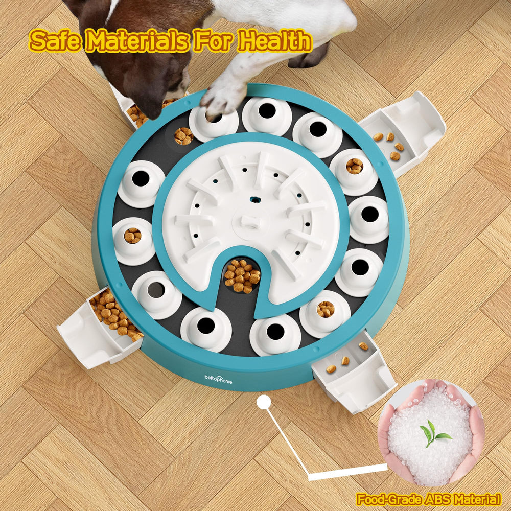 Beitophome Dog Puzzle compartiments cachees: compartiments cachés encouragent la recherche et la réactivité.