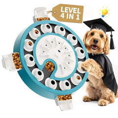 Beitophome Dog Puzzle niveau4 interactif: stimule l’esprit tout en ralentissant les repas.