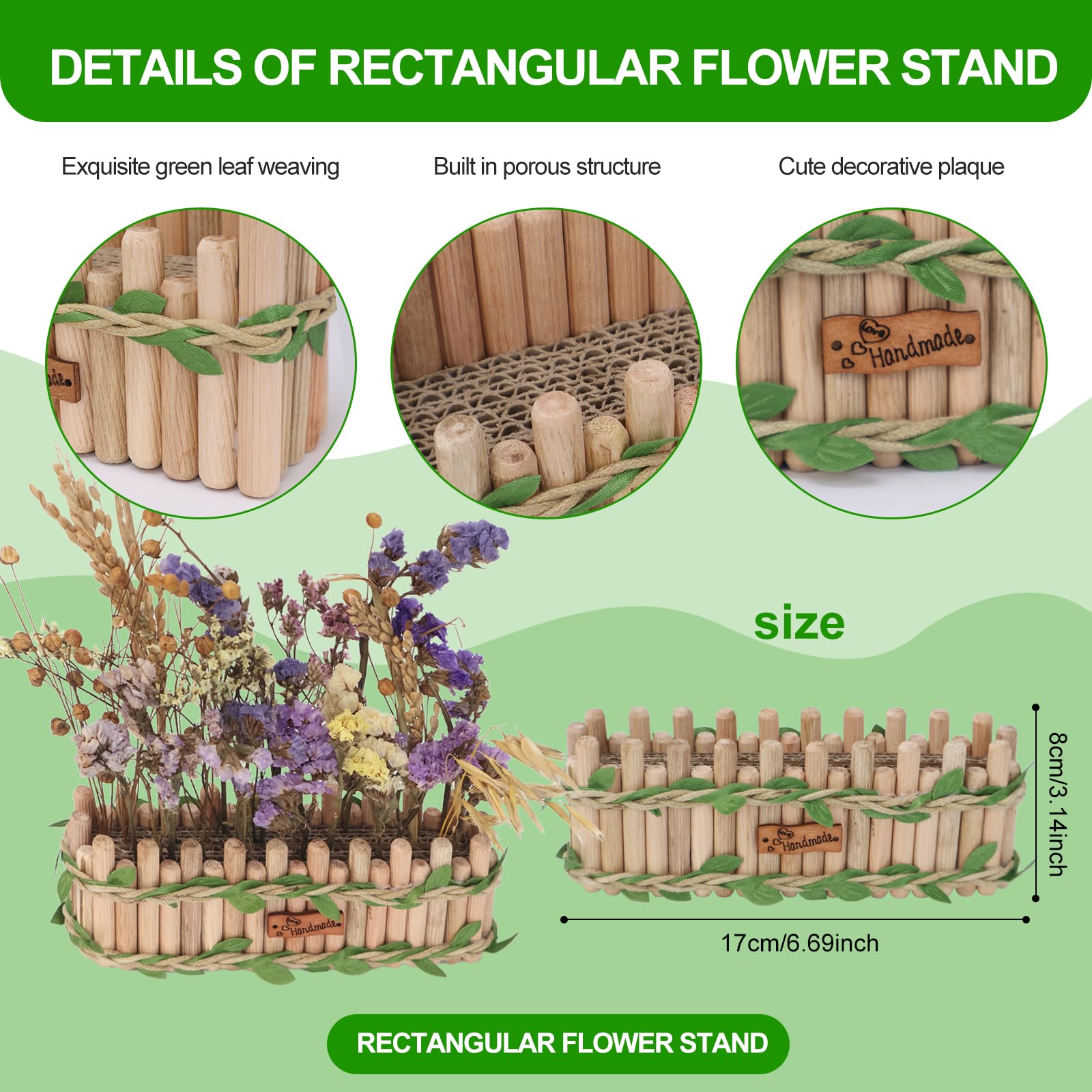 BELEATAL plate-forme-forage-fleurs-bois: accessoire durable pour le divertissement et le bien-être.