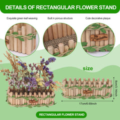 BELEATAL plate-forme-forage-fleurs-bois: accessoire durable pour le divertissement et le bien-être.