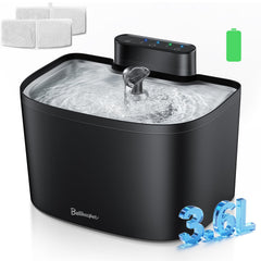 Bellkaspet fontaine-chat, réservoir 122oz, hydratation durable pour votre chat.