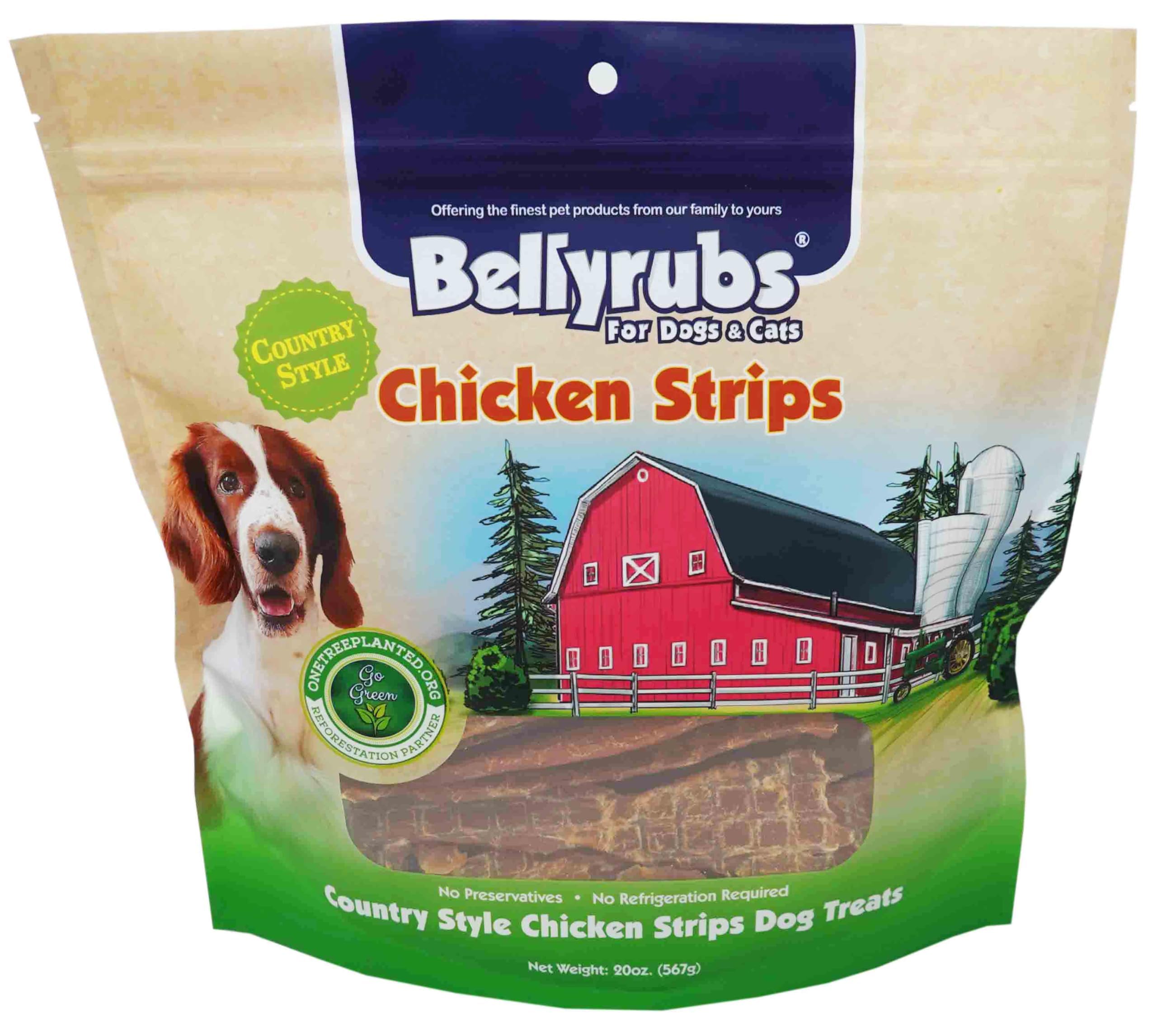 Bellyrubs batonnets poulet style campagnard: récompense naturelle idéale pour l'entraînement.