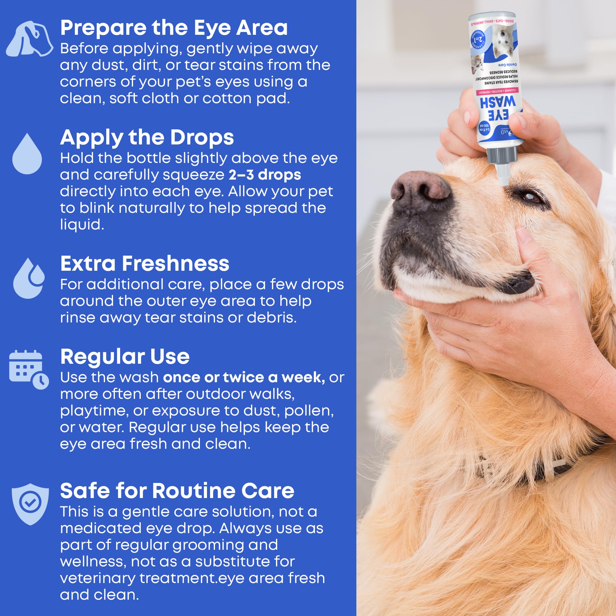 Beloved Pets application-douceur-yeux: utilisation facile et pratique