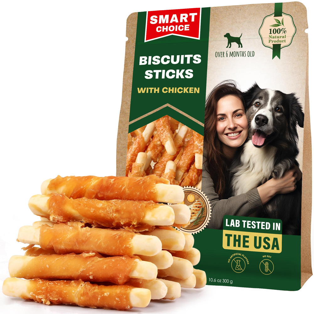 Beloved Pets bâtonnet poulet qualité humaine, friandise durable pour chiens