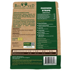 Beloved Pets batonnetspoulet-sans-cuir, option sûre pour dressage et masticage.