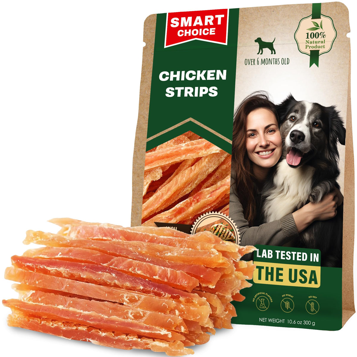 Beloved Pets batonnetspoulet-seches, friandise longue durée pour chiens de toutes tailles.