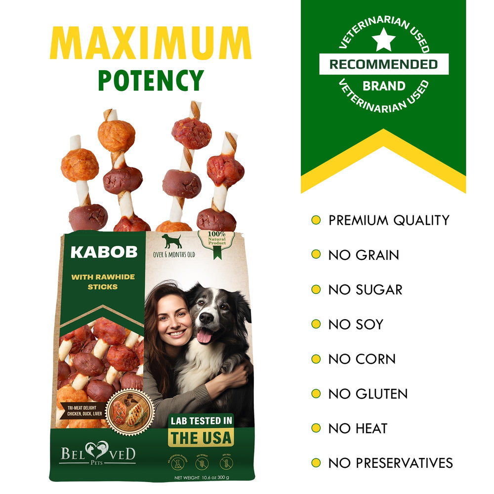 Beloved Pets Brochettes Emballage Souple, pratique pour les sorties et le quotidien.