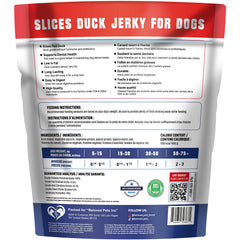 Tranches Beloved Pets canard jerky idéales pour l'entraînement positif.