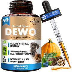 Beloved Pets Défense intestinale Flacon – soutien digestif quotidien pour chiens et chats.