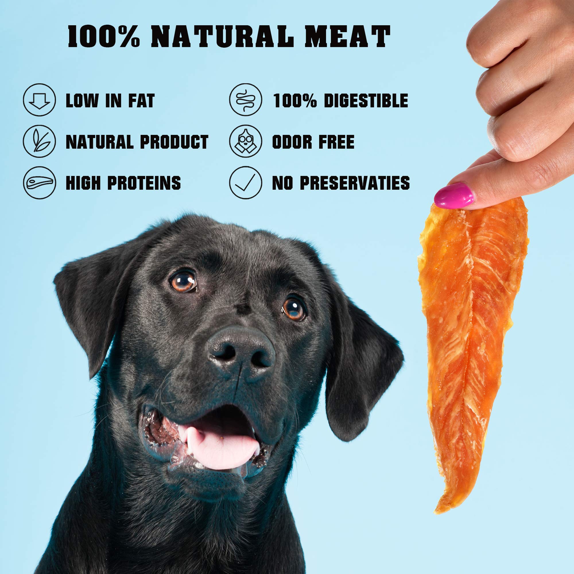 Beloved Pets – tranches de jerky poulet pratiques pour entraînement chiens