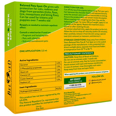 Beloved Pets GreenFort Neo Spot-On — application sur le dos des animaux, utilisation simple.