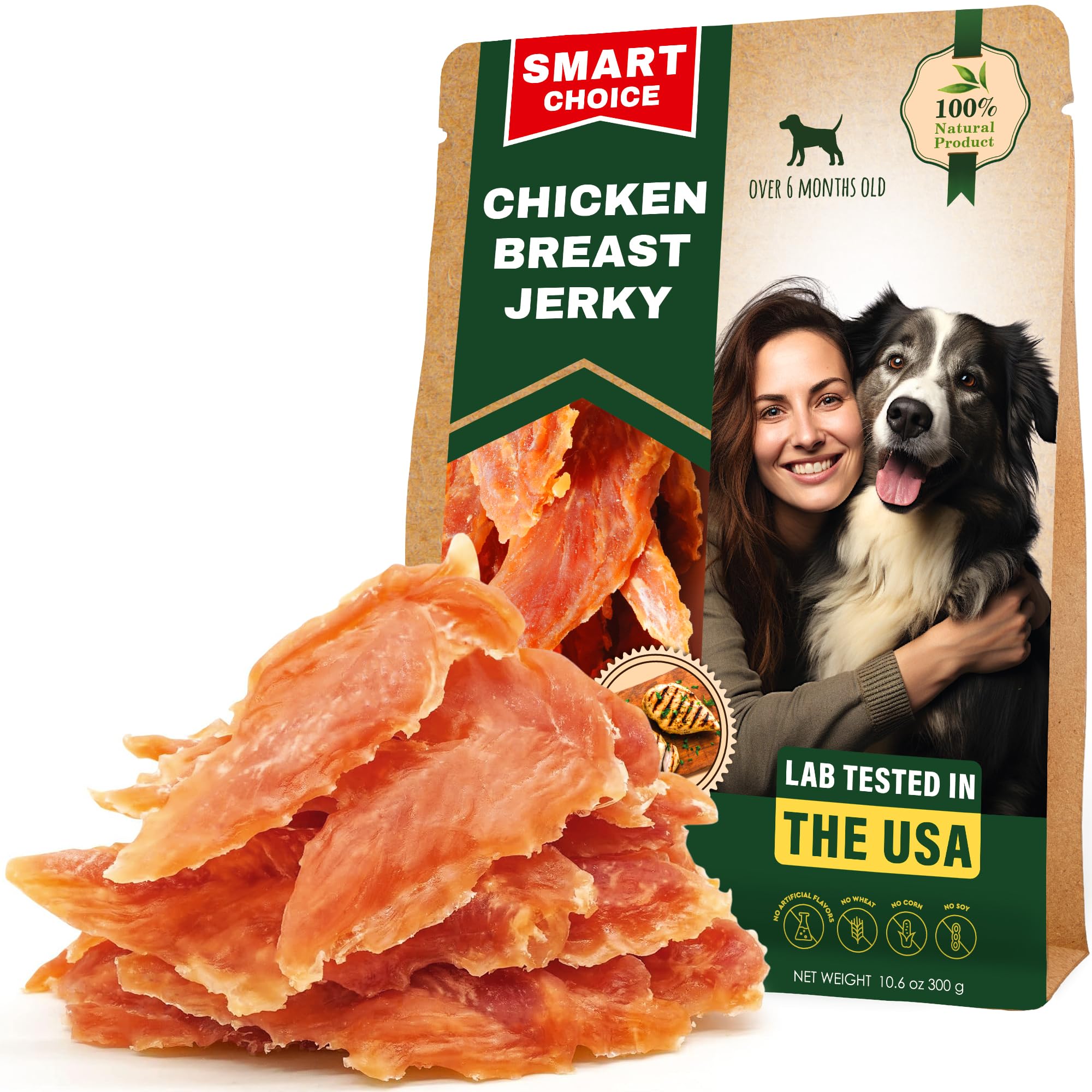Beloved Pets jerky poulet – sac avant pour démarrage facile et récompenses