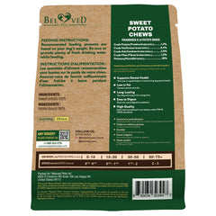 Emballage Beloved Pets friandises patate douce 300g, naturel et pratique.