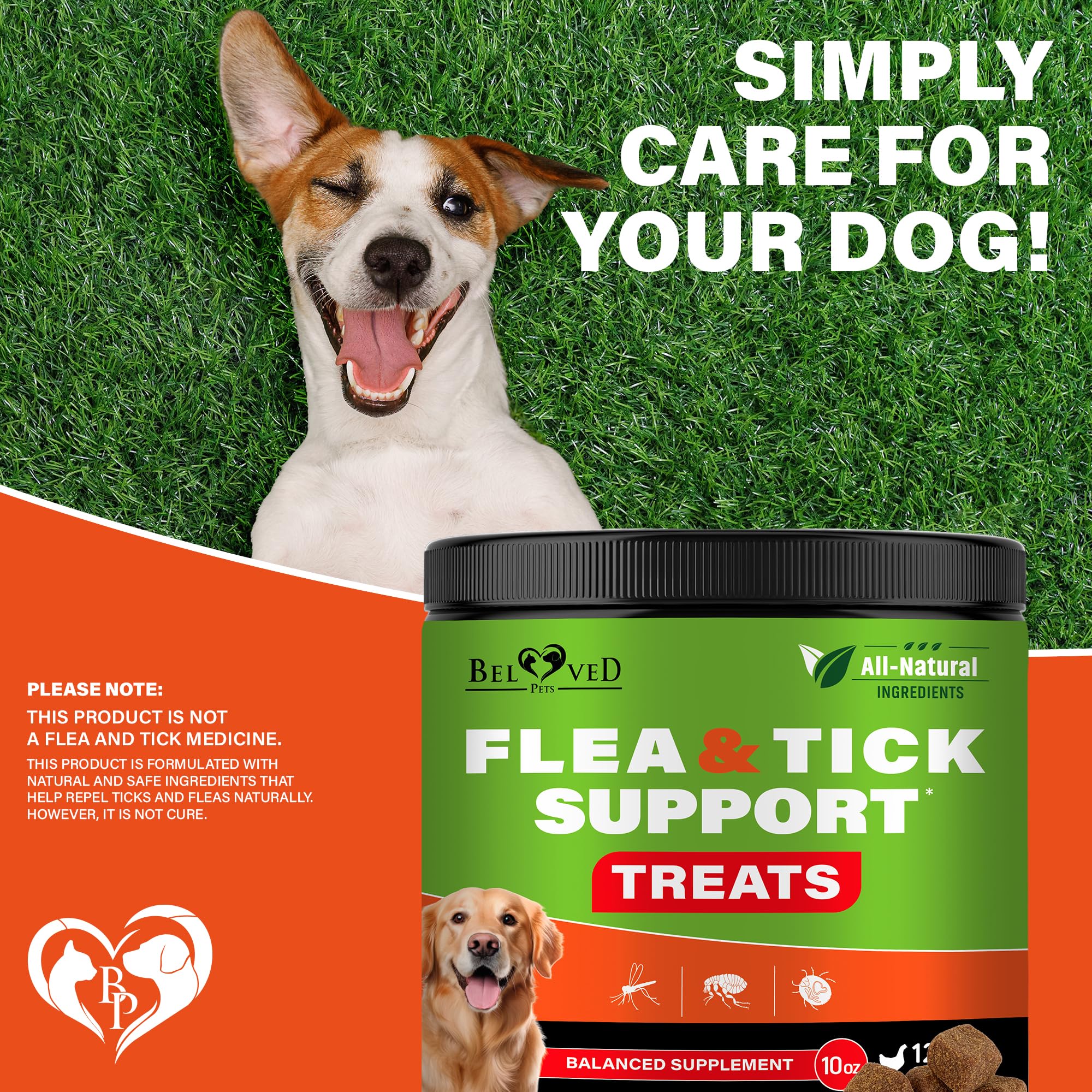 Beloved Pets pilules-chewables prévention-chien: chien heureux après administration.