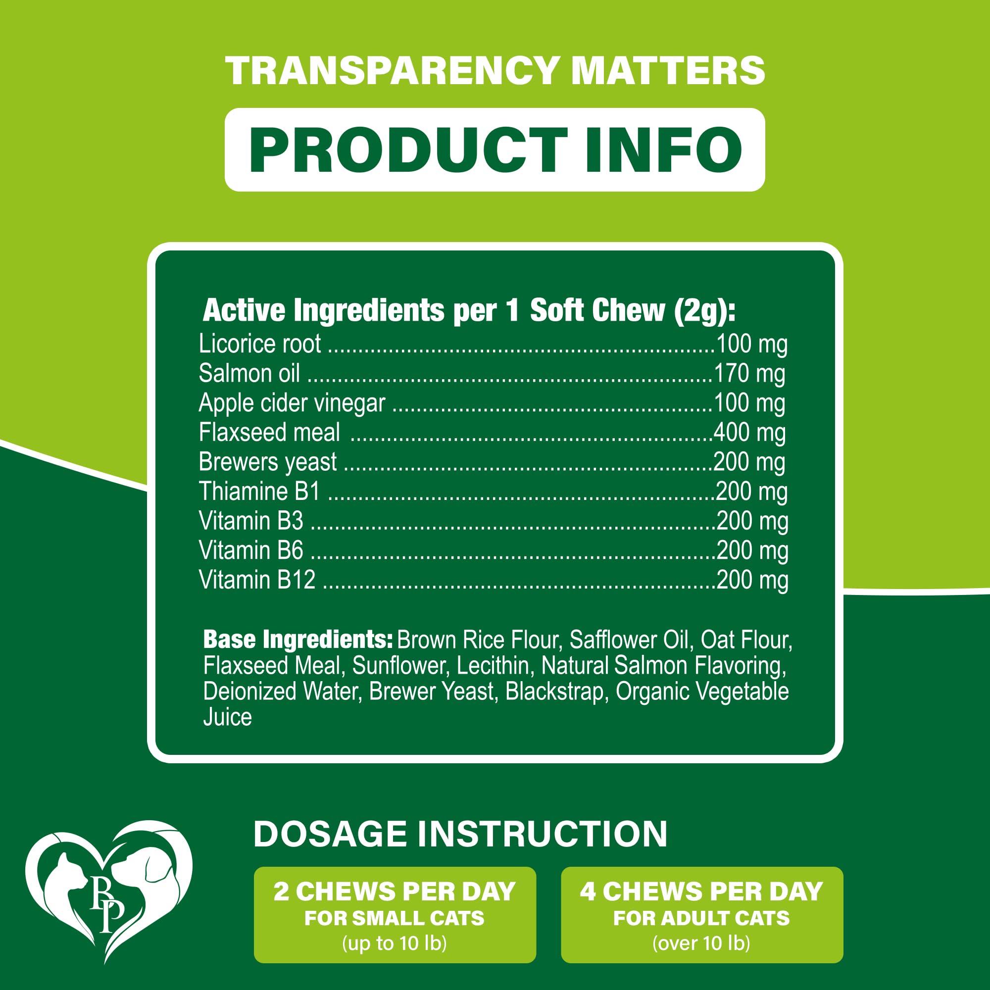 Beloved Pets sans OGM: ingrédients naturels pour chiens et chats.