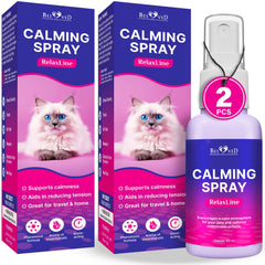 Beloved Pets Spray pheromones chat – flacon visible et apaisement potentiel.