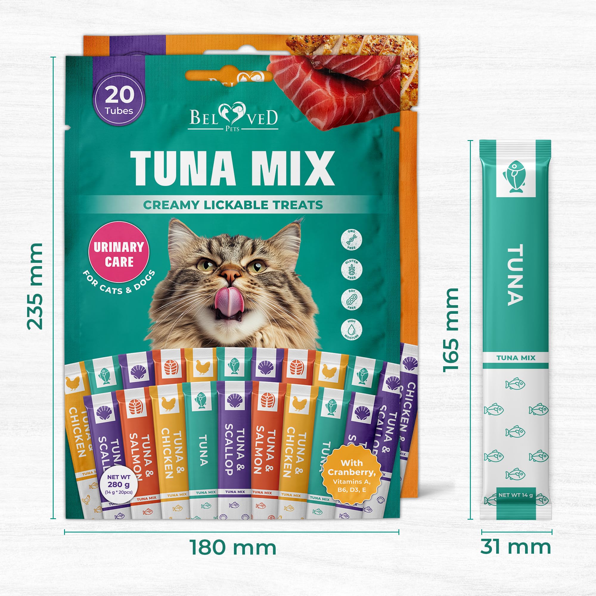 Beloved Pets – texture crème ressemblant yaourt, expérience de dégustation plaisante