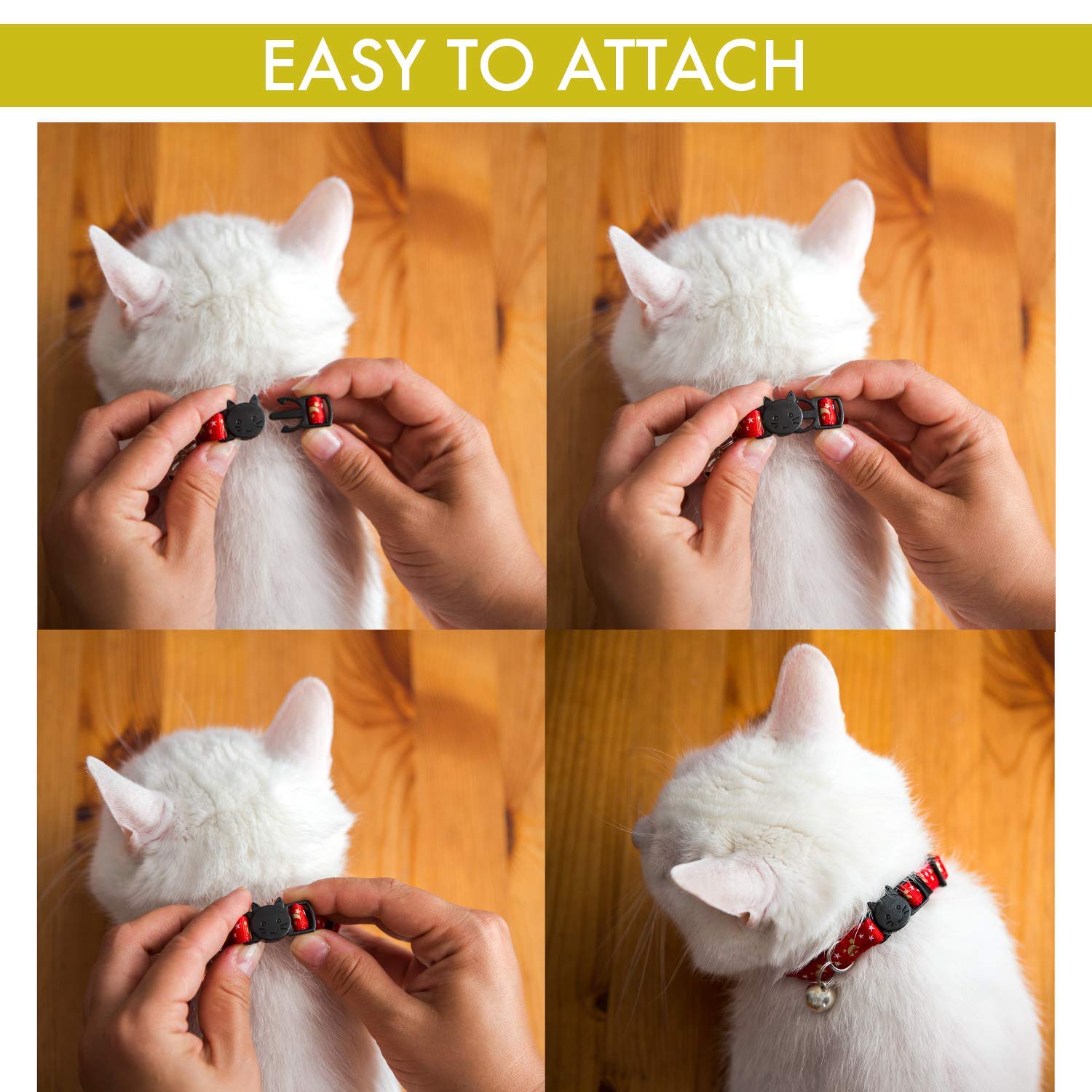 Collier Bemix Pets boucle sécurité rupture, sécurité renforcée.
