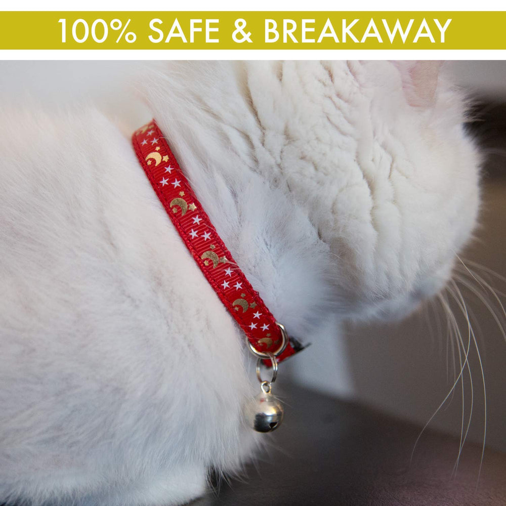 Collier Bemix Pets clochette noir, sécurité et suivi discret.
