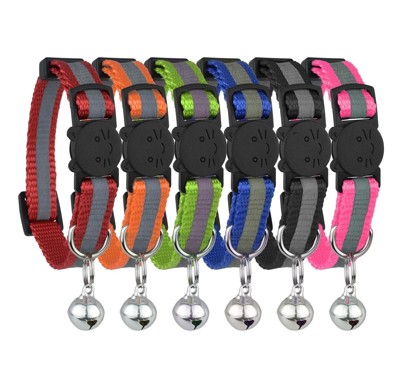 Bemix Pets collier chat securite jour nuit, meilleure visibilite et securite.