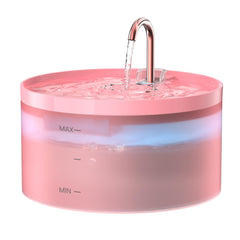 BEMOONY Fontaine rose pour chats avec bec attractif pour stimuler l'hydratation