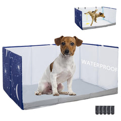 Boîte litière chien murs hauts de Bencacawinstyle protège le sol.