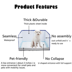 Support tapis-pipi chien pour Bencacawinstyle facilite le remplacement du tapis.