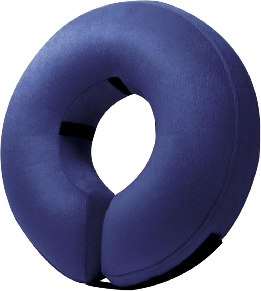 BENCMATE collier gonflable pour chien bleu marine, confort et liberté.