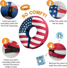 Collier BENCMATE postchirurgie donut pour chien et chat, protection des zones sensibles