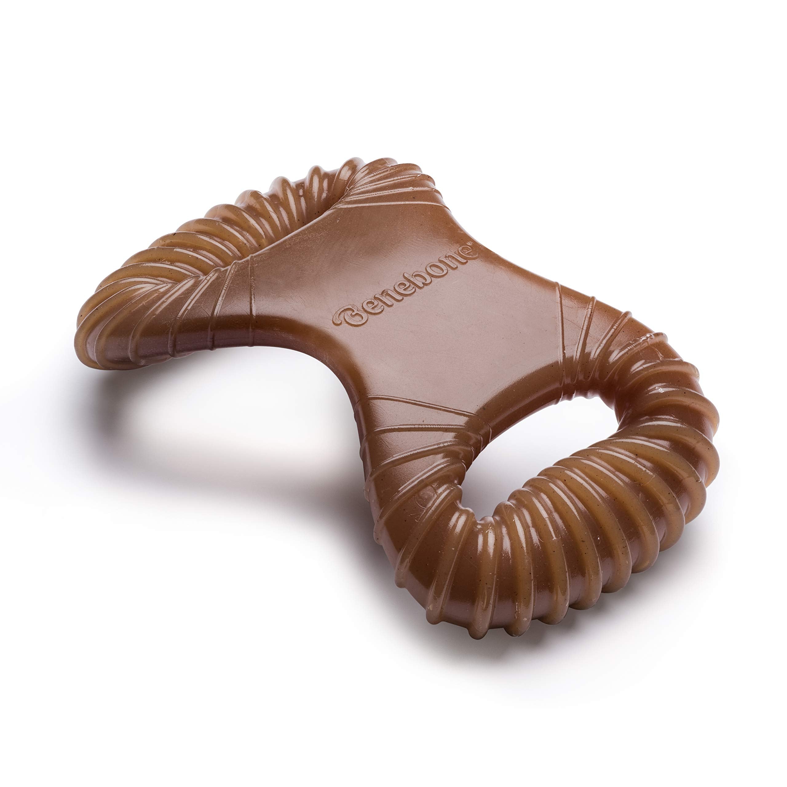 Benebone Dental Durable, face visible, goût arachide, idéal pour mâcher longtemps.