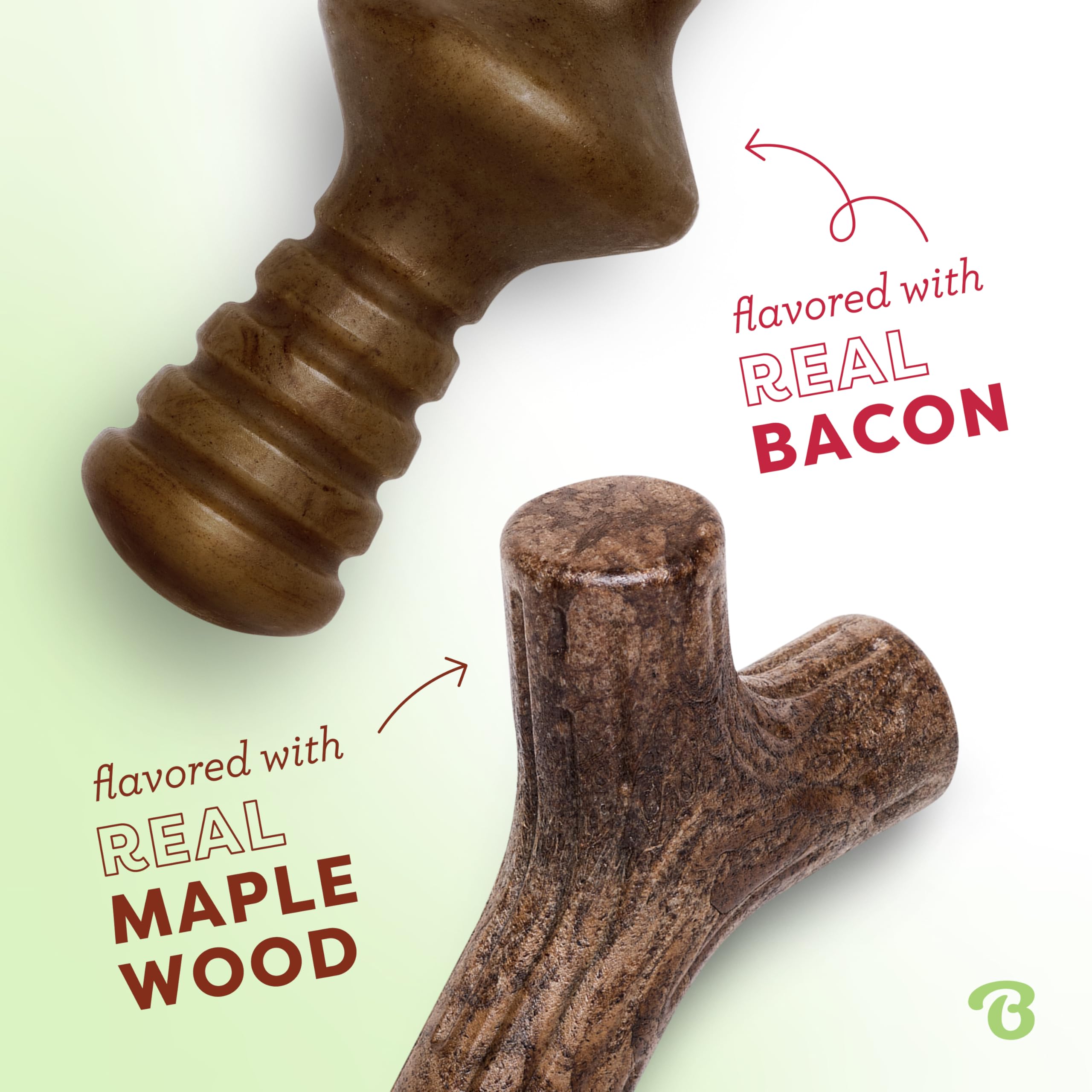 Maplestick Benebone en érable réel pour mastication longue.