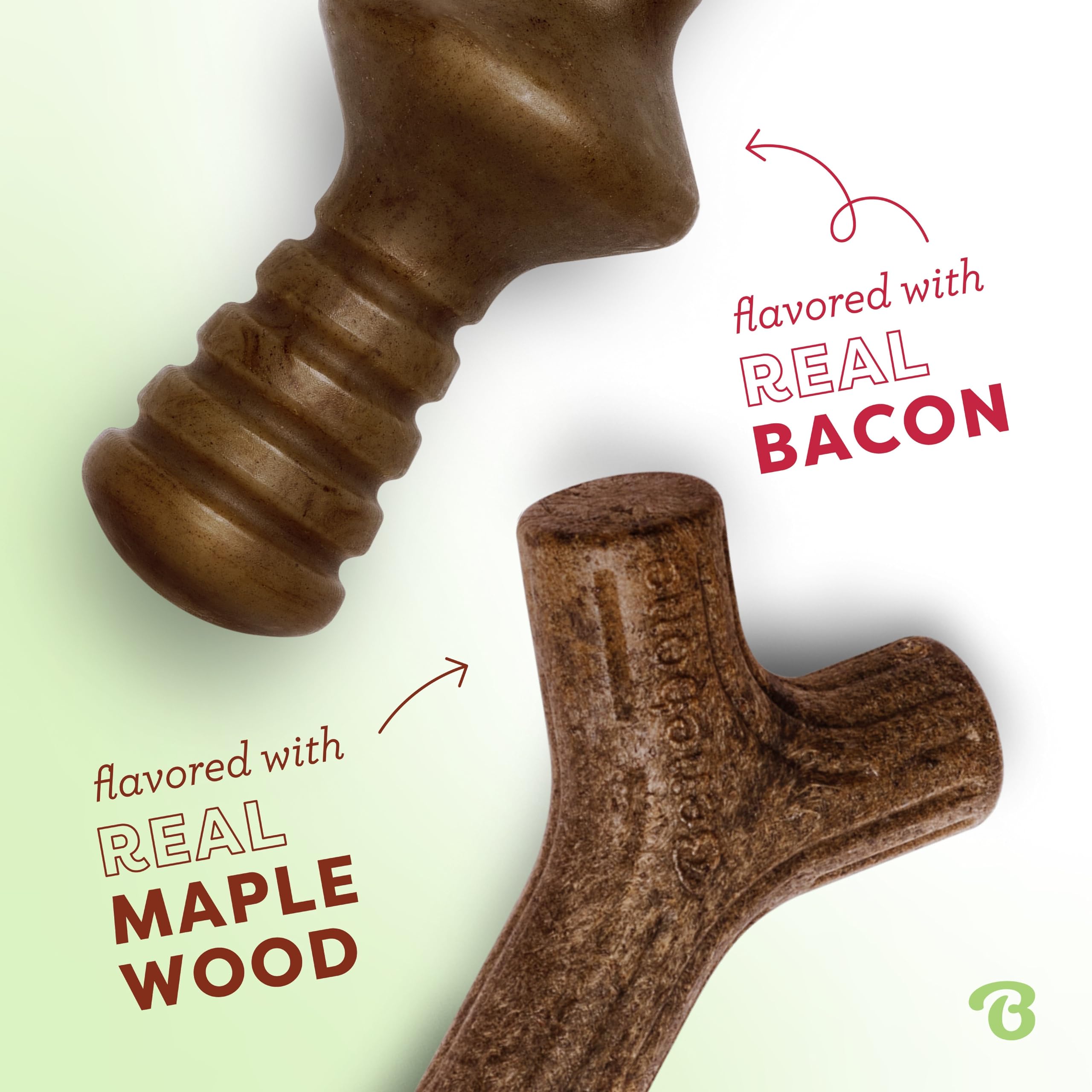 Benebone Maplestick Mini bois-erable: saveur naturelle et longue mastication.