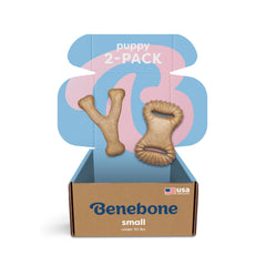 Benebone Puppy – os dentaire petit au poulet réel, stimule l’attention et apaise l’ennui.