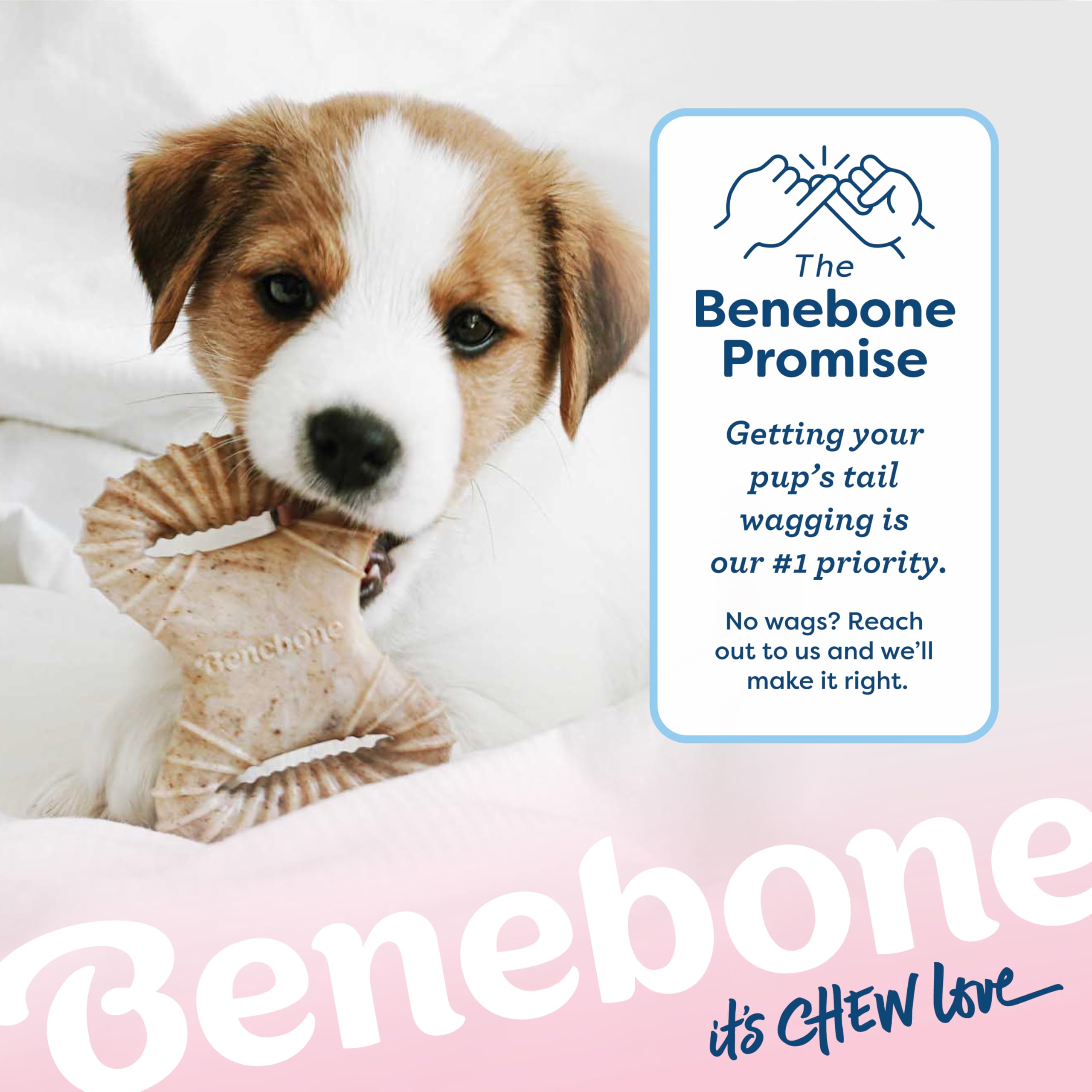 Benebone Puppy – fabriqué aux États‑Unis, durabilité adaptée aux chiots mordilleurs.