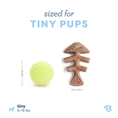 Benebone Os-poisson pour chiots, fabriqué aux États‑Unis, qualité et traçabilité.