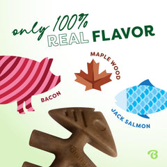 Benebone texture ridge : stimulation sensorielle pendant la mastication.