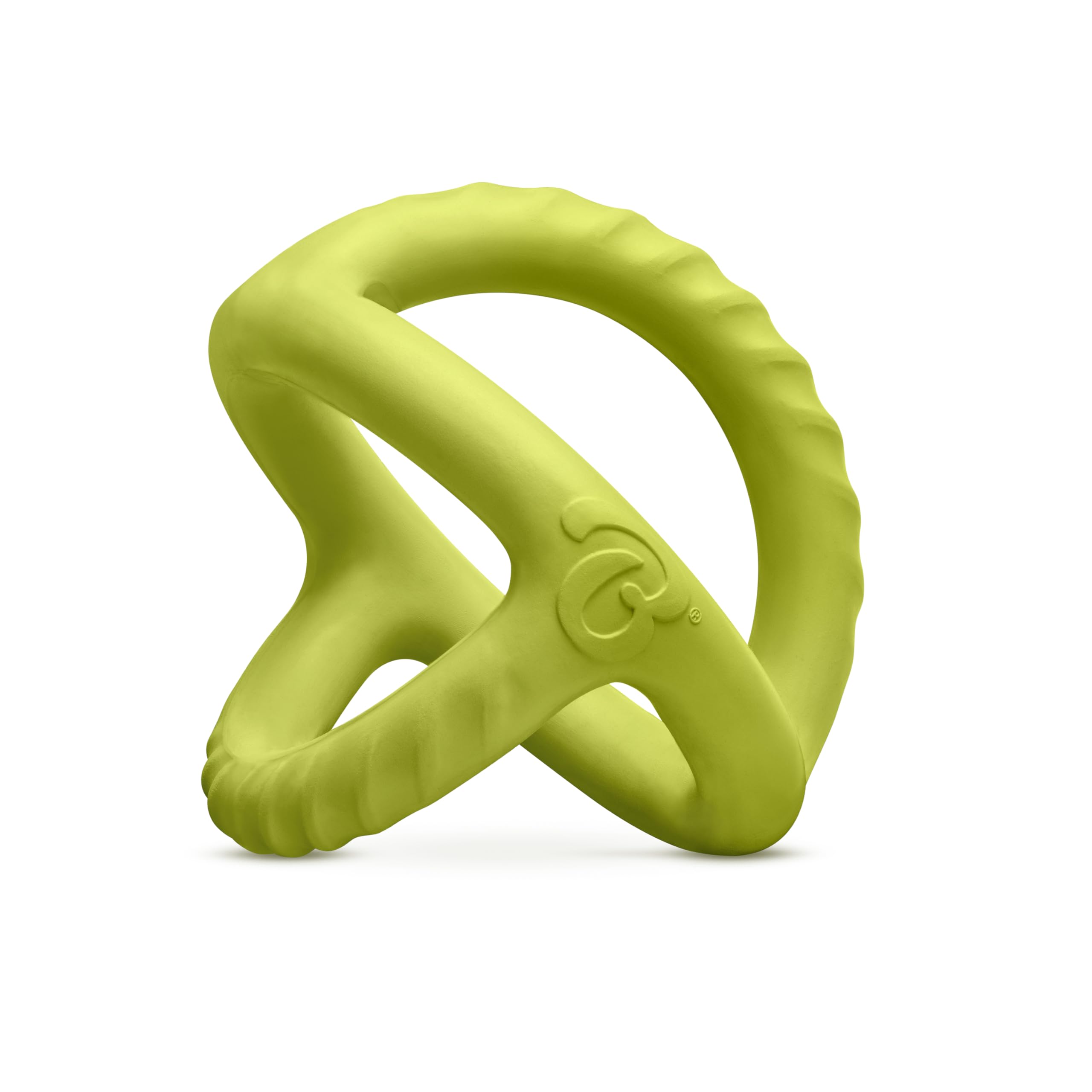 Benebone Tug Interactif en caoutchouc naturel, prêt pour des sessions de tir amusantes.