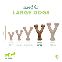 Benebone Wishbone fabriqué aux États‑Unis, qualité et origine clairement identifiables.