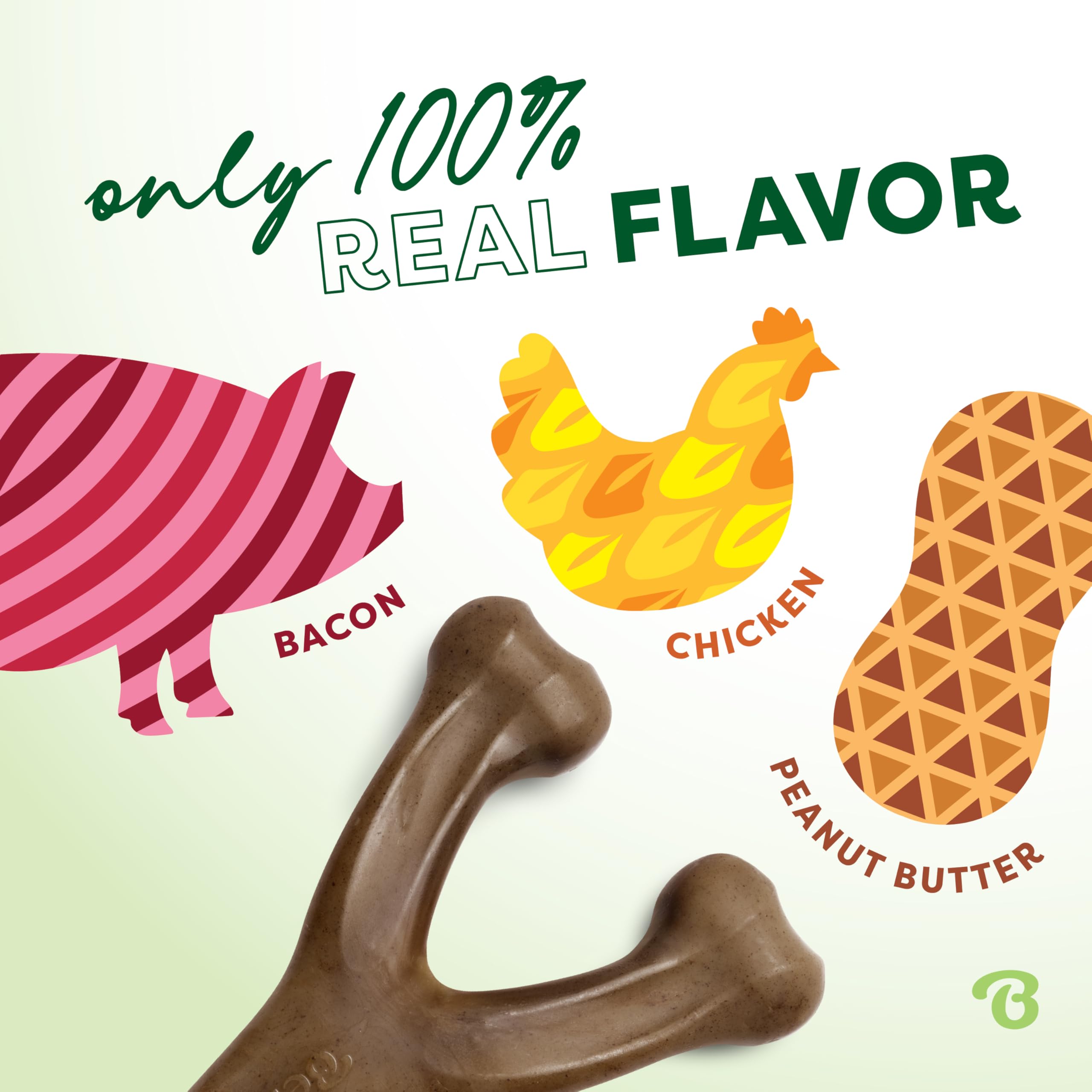 Benebone Wishbone poulet – jouet robuste offrant saveur et distraction pour chiens actifs.