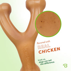 Wishbone Benebone – saveur poulet réel pour satisfaire les envies de mâcher.
