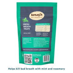 Benefit Biscuits gros plan sur ingrédients naturels pour chiens actifs.
