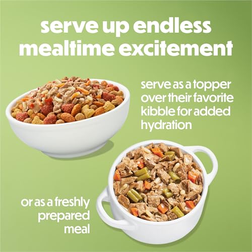 Arômes naturels dans la sauce Beneful Purina pour appétit.