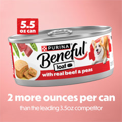 Beneful boeuf et légumes visibles, source de protéines délicieuses.