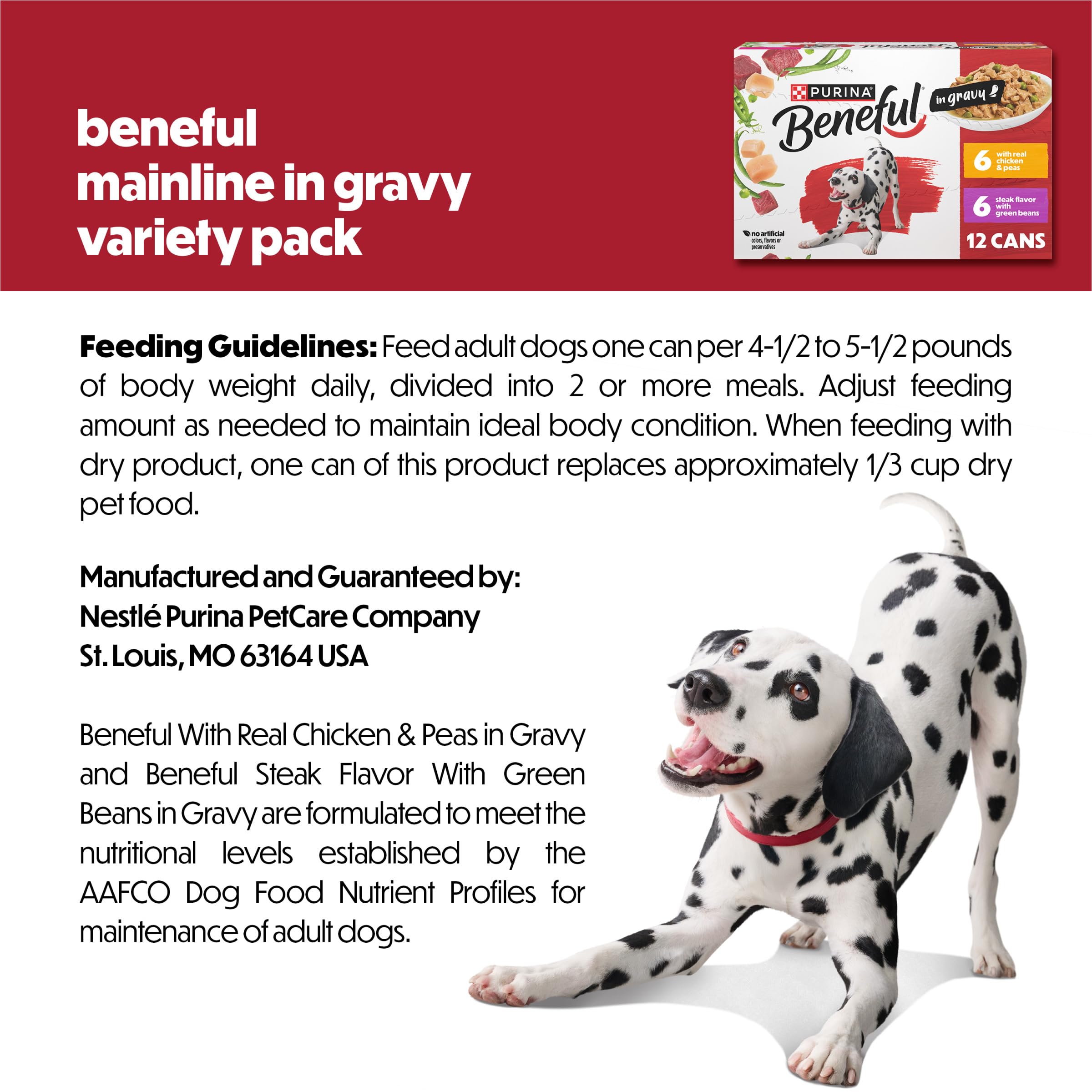 Beneful chien savourant son bol, parfait repas ou garniture.