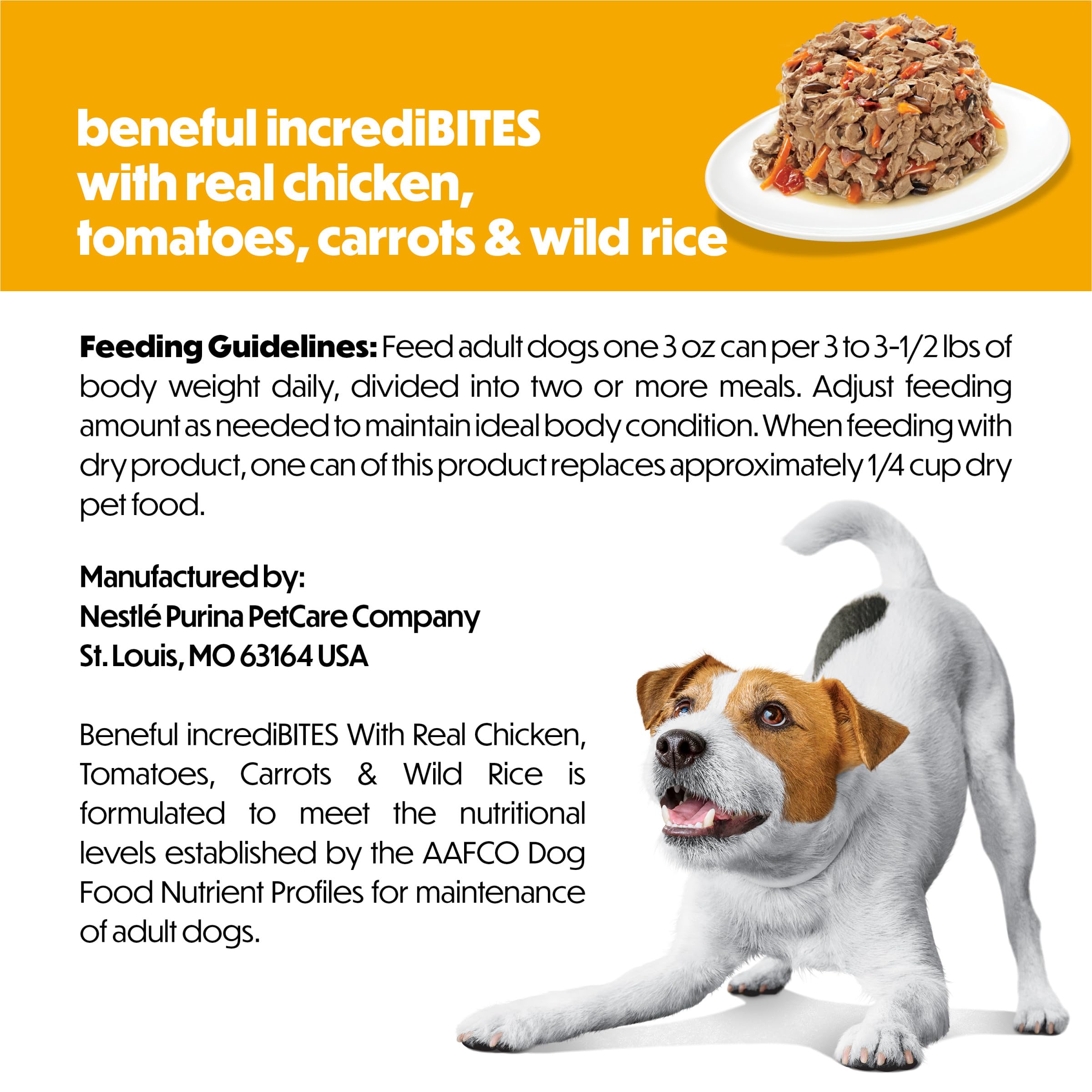 Produit fabriqué aux États‑Unis dans les installations Purina.