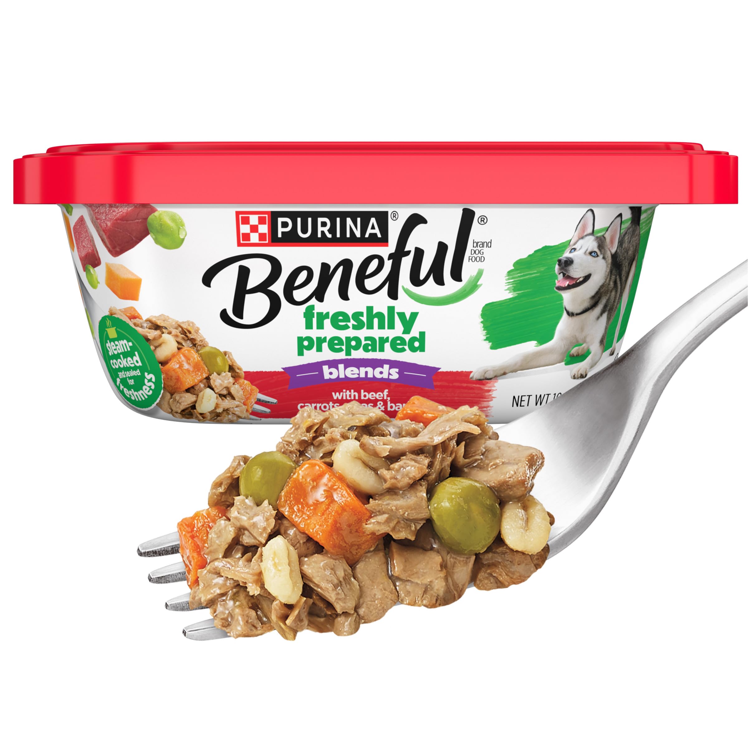 Beneful Frais Préparés – morceaux de bœuf visibles pour chien gourmand et actif